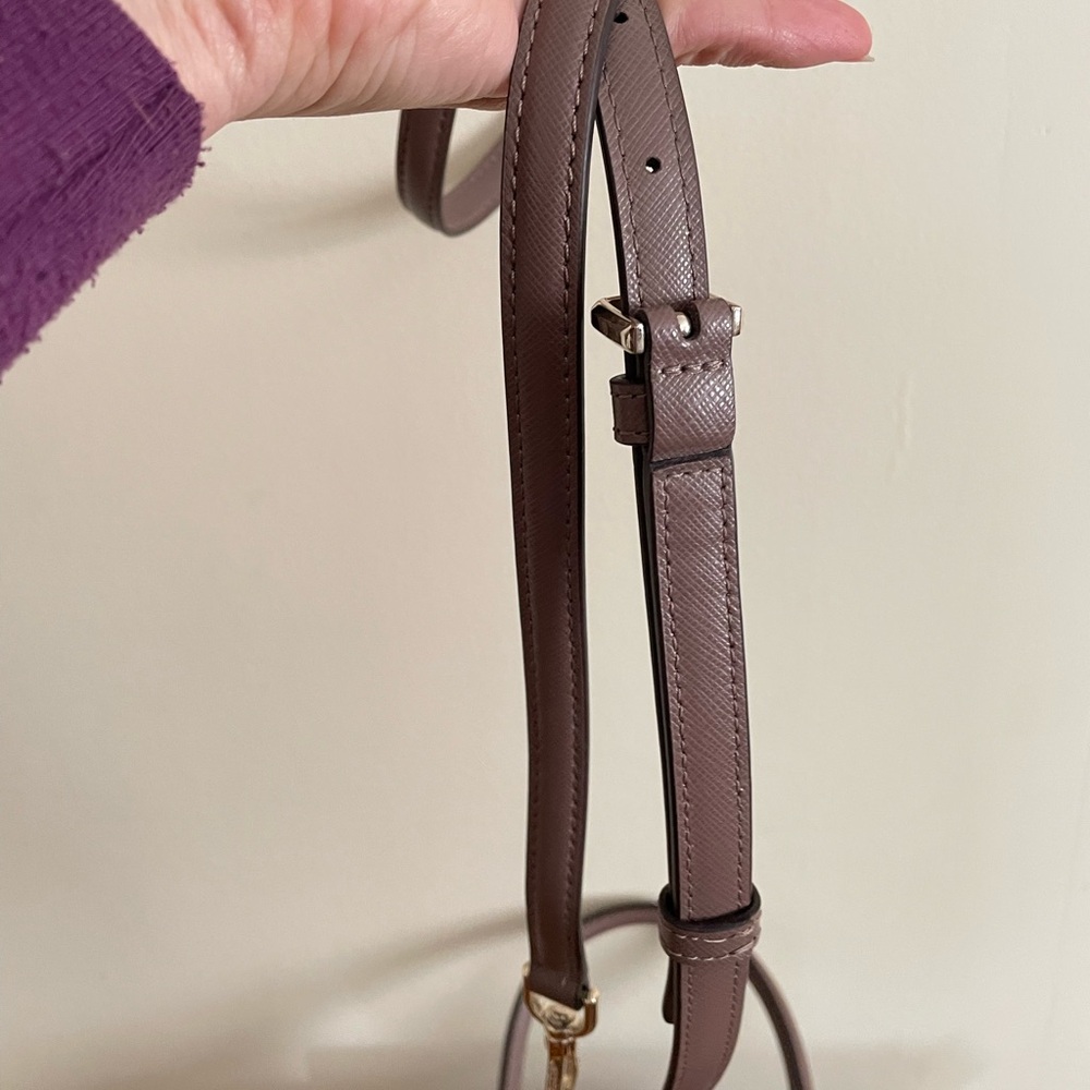 Kate Spade Saffiano leather satchel mauve color CLEAN - Picture 6 of 10